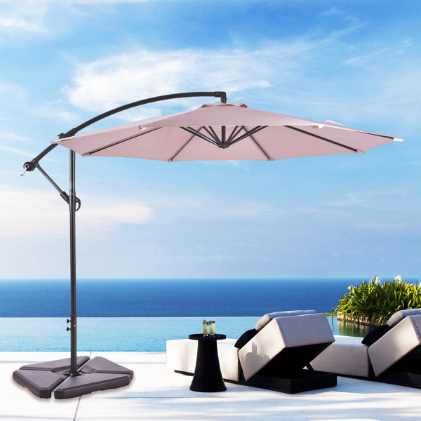 Alcott Hill® Karr 120'' Cantilever Umbrella & Reviews Wayfair